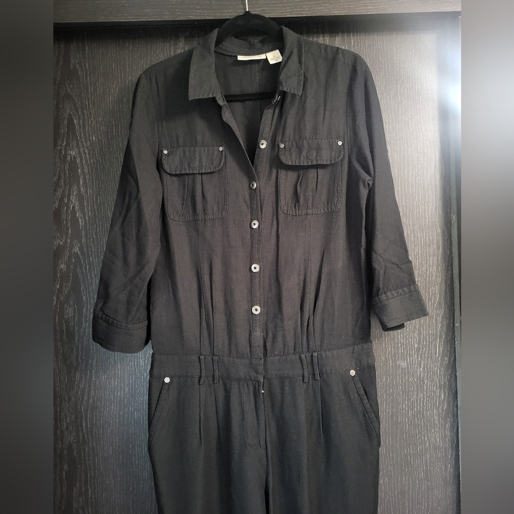 Women's Black Jumpsuit - Picture 2 of 16